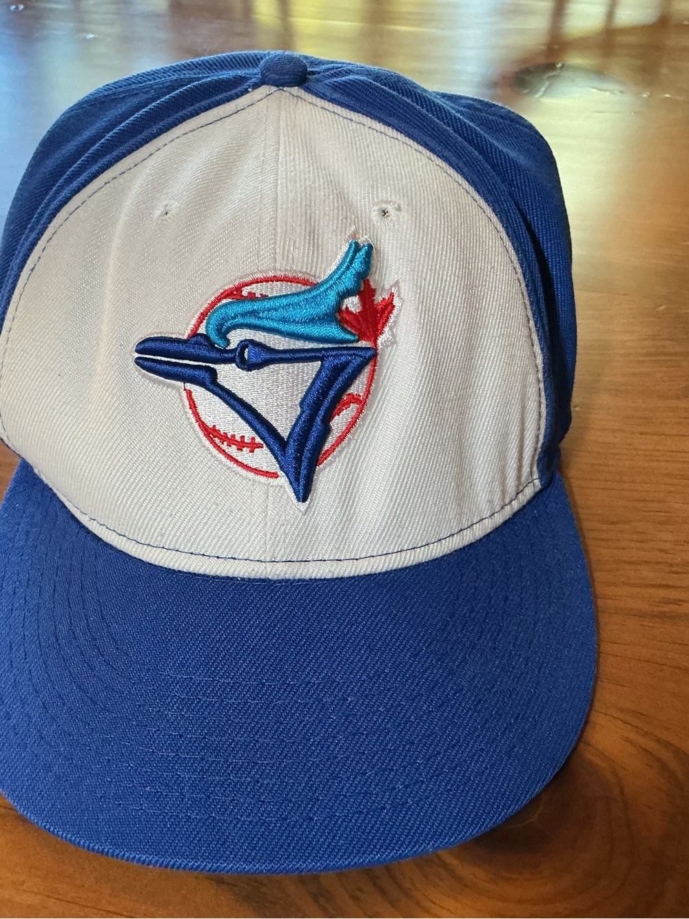 New Era Blue and White Toronto Blue Jays 59FIFTY Fitted Cap